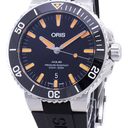 Oris Aquis Date 01-733-7730-4159-07-4-24-64EB Automatic 300M Men's Watch