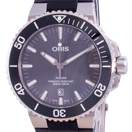 Oris Aquis Date Automatic Divers Titanium 01-733-7730-7153-07-4-24-64TEB 300M Mens Watch