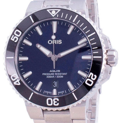 Oris Aquis Date Automatic Diver's 01-733-7766-4135-07-8-22-05PEB 300M Men's Watch