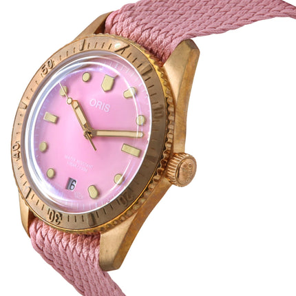 Oris Divers Sixty Five Cotton Candy Pink Dial Automatic 01-733-7771-3158-07-3-19-04BRS 100M Unisex Watch