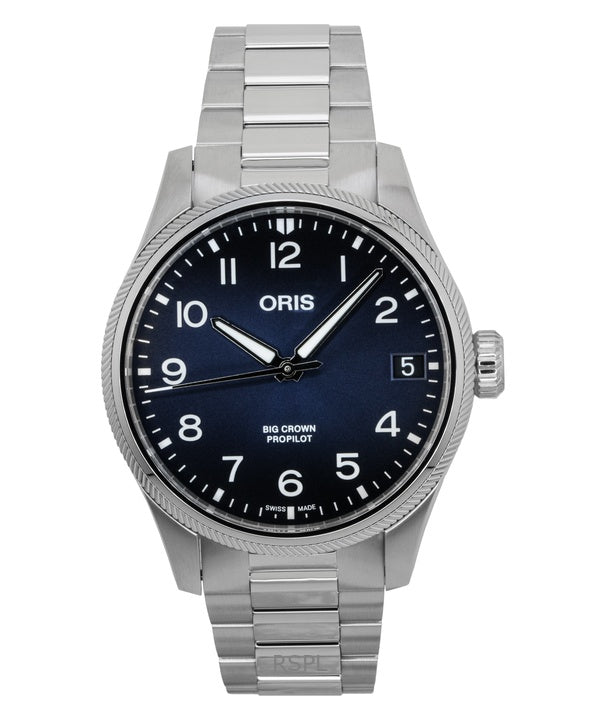 Oris Big Crown Propilot Stainless Steel Blue Dial Automatic 01-751-7761-4065-07-8-20-08P 100M Men's Watch