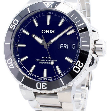Oris Aquis Big Day Date 01-752-7733-4135-07-8-24-05PEB Automatic 500M Men's Watch
