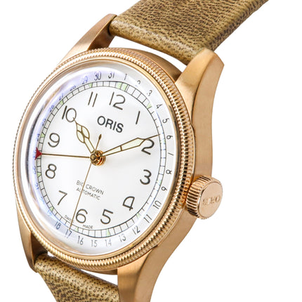 Oris Big Crown Father Time Limited Edition White Dial Automatic 01-754-7741-3161-Set Men's Watch With Extra Bracelet