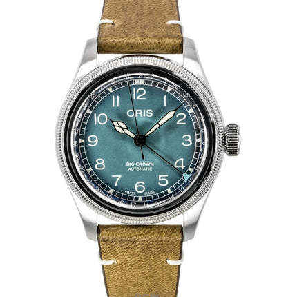 Oris Big Crown Volante Leather Strap Blue Dial Automatic 01-754-7779-4065-Set Men's Watch