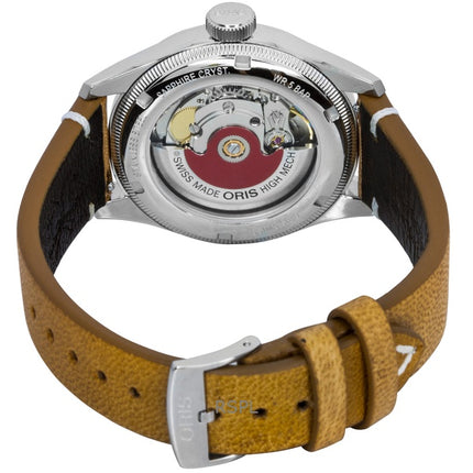 Oris Big Crown Cervo Volante Leather Strap Green Dial Automatic 01-754-7779-4067-Set Men's Watch