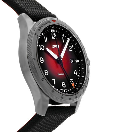 Oris Big Crown ProPilot GMT Fabric Strap Red Dial Automatic 01 798 7773 4268-07 3 20 14GLC 100M Men's Watch