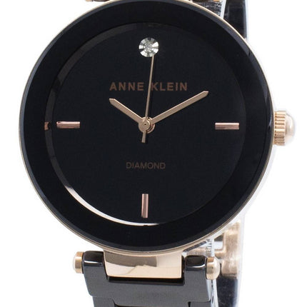 Anne Klein 1018RGBK Diamond Accents Quartz Women's Watch