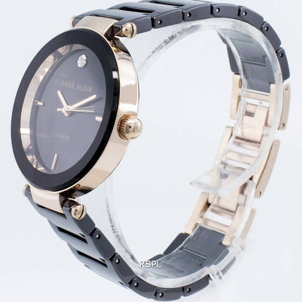 Anne Klein 1018RGBK Diamond Accents Quartz Women's Watch