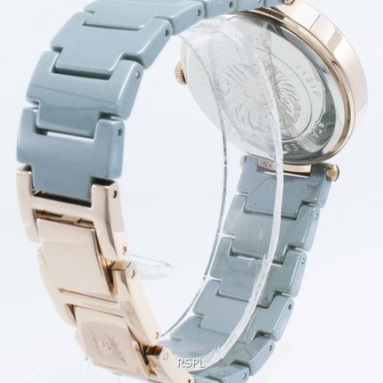 Anne Klein 1018RGLB Diamond Accents Quartz Women's Watch