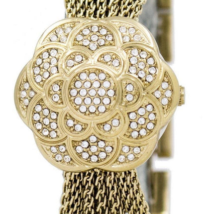 Anne Klein Quartz Swarovski Crystal Multi Chain 1046CHCV Women's Watch