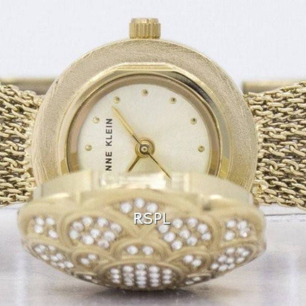 Anne Klein Quartz Swarovski Crystal Multi Chain 1046CHCV Women's Watch