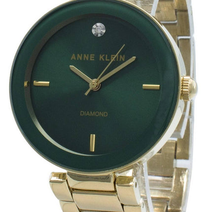 Anne Klein 1362GNGB Diamond Accents Quartz Women's Watch