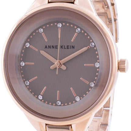 Anne Klein Swarovski Crystal Accented 1408TNRG Quartz Women's Watch