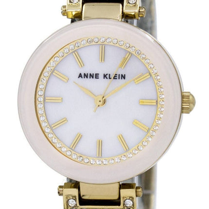 Anne Klein Quartz Swarovski Crystal 1906PMGB Women's Watch