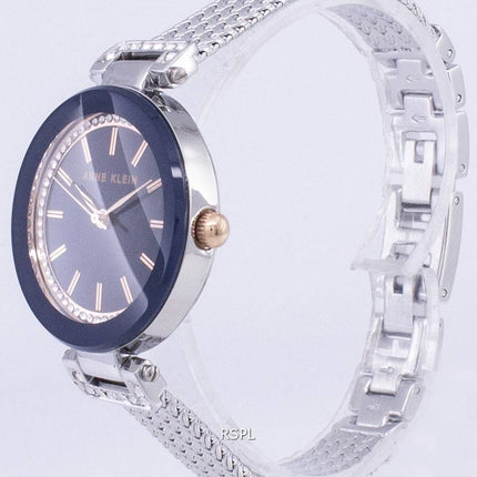 Anne Klein Quartz Diamond Accent 1907NVRT Women's Watch