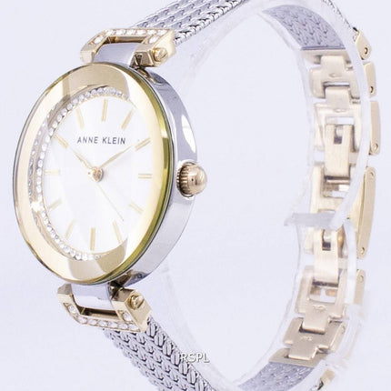 Anne Klein Quartz Diamond Accents 1907SVTT Women's Watch
