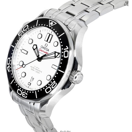 Omega Seamaster Stainless Steel White Dial Automatic Diver's 210.30.42.20.04.001 300M Men's Watch