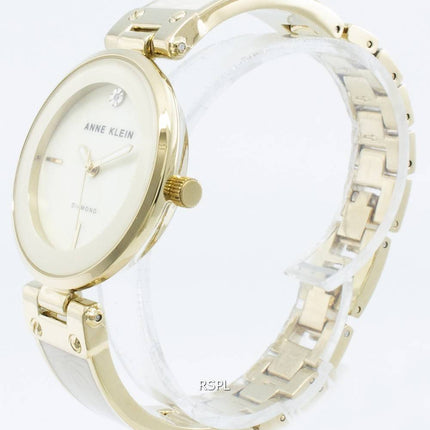 Anne Klein 2512IVGB Diamond Accents Quartz Women's Watch