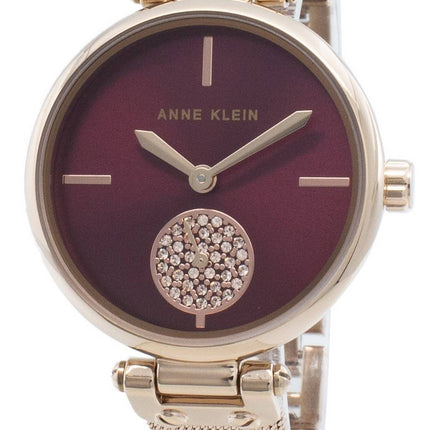 Anne Klein 3000BYRG Diamond Accents Quartz Women's Watch