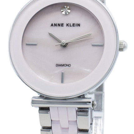 Anne Klein 3159LPSV Diamond Accents Quartz Women's Watch