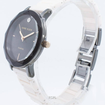 Anne Klein 3365GYLP Diamond Accents Quartz Women's Watch