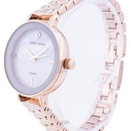Anne Klein 3386LGRG Quartz Diamond Accents Women's Watch