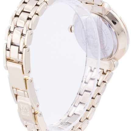 Anne Klein Swarovski Crystal Accented 3488GPST Quartz With Gift Set Women's Watch