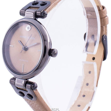 Anne Klein Genuine Diamond 3513GYMO Quartz Women's Watch