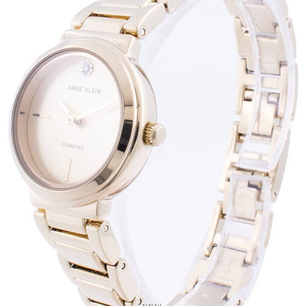 Anne Klein Genuine Diamond 3528CHGB Quartz Women's Watch