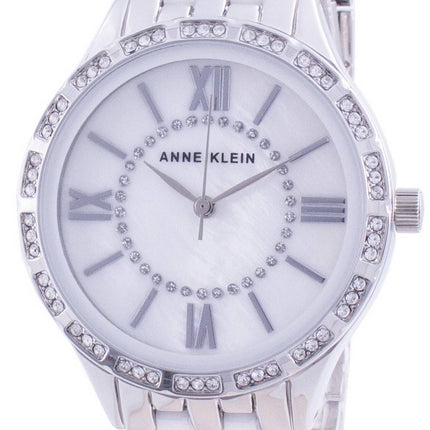 Anne Klein Swarovski Crystal Accented 3549WTSV Quartz Women's Watch