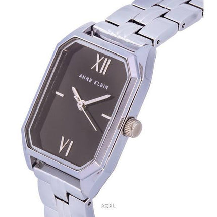 Anne Klein Stainless Steel Black Dial Quartz 3775BKSV Womens Watch
