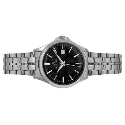 Westar Profile Stainless Steel Black Dial Quartz 40202STN103 Womens Watch