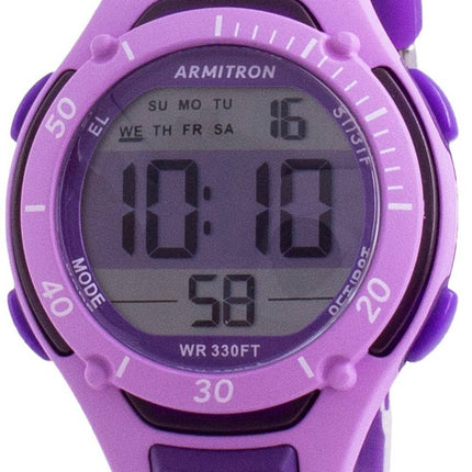 Armitron Sport 457062PUR Quartz Dual Time Women's Watch