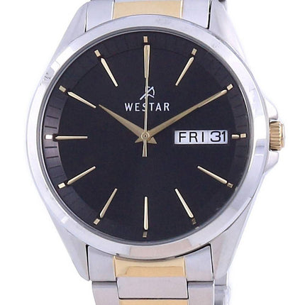 Westar Black Dial Stainless Steel Quartz 50212 CBN 103 Men's Watch