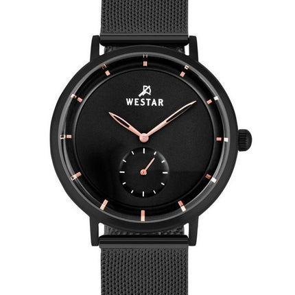 Westar Profile Stainless Steel Black Dial Quartz 50247BBN603 Mens Watch