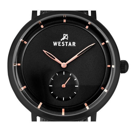 Westar Profile Stainless Steel Black Dial Quartz 50247BBN603 Mens Watch