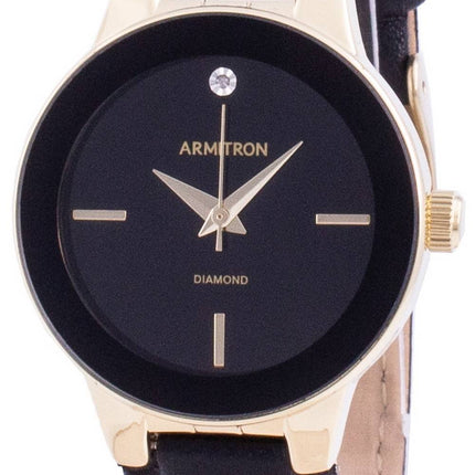 Armitron 755410BKGPBK Quartz Diamond Accents Women's Watch