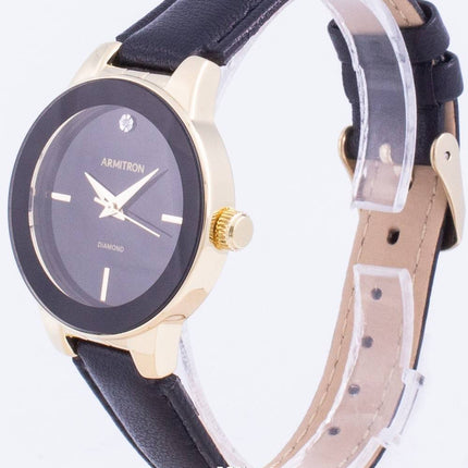 Armitron 755410BKGPBK Quartz Diamond Accents Women's Watch
