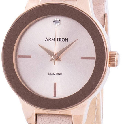 Armitron 755410RSRGBH Quartz Diamond Accents Women's Watch