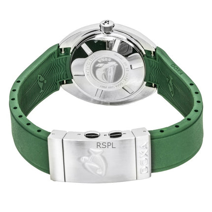 Doxa SUB 200T Sea Emerald Rubber Strap Green Dial Automatic Diver's 804.10.131S.26 200M Men's Watch With Extra Strap