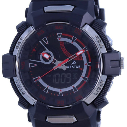 Westar Chronograph Silicon Strap Quartz 85000 PTN 001 100M Mens Watch