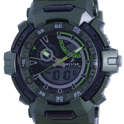 Westar Chronograph Silicon Strap Quartz 85000 PTN 003 100M Mens Watch