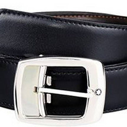 Montblanc 9695 Contemporary Black/Brown Reversible Leather Men's Belt