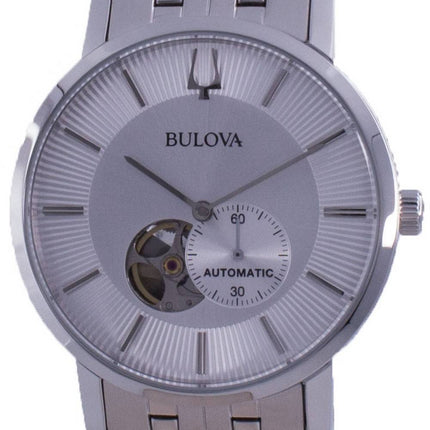 Refurbished Bulova Clipper Open Heart Automatic 96A238 Mens Watch