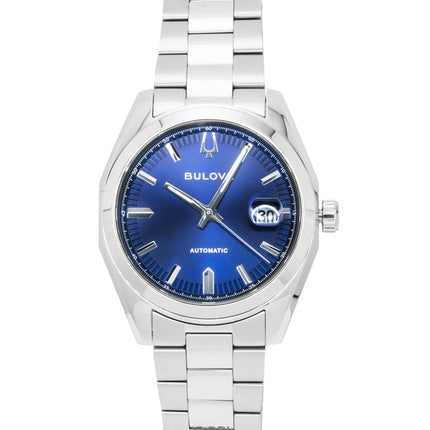 Bulova Surveyor Stainless Steel Blue Automatic 96B436 Men's Watch