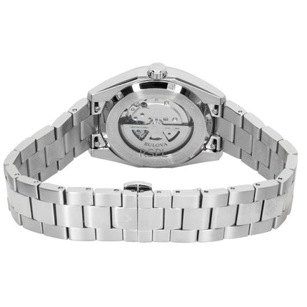 Bulova Surveyor Stainless Steel Light Blue Automatic 96B469 Men's Watch