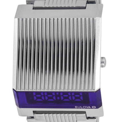 Refurbished Bulova Computron Archive Series Stainless Steel Blue Dial Quartz 96C139 Men's Watch