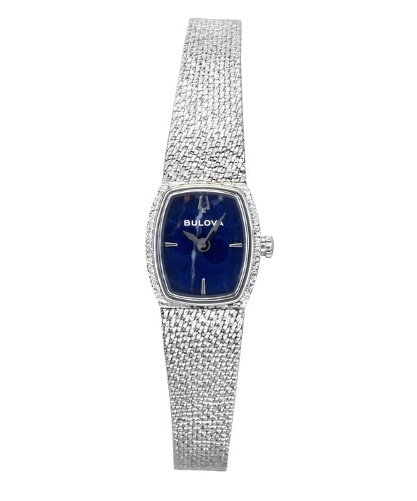 Bulova Goddess of Time Stainless Steel Blue Dial Quartz 96L343 Women's Watch