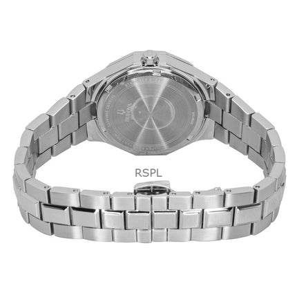 Bulova Prestige Stainless Steel Purple Dial Quartz 96M168 100M Women's Watch