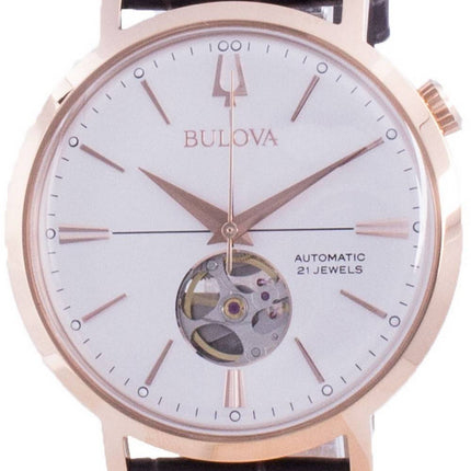 Bulova Aerojet Silver Dial Automatic 97A136 Mens Watch